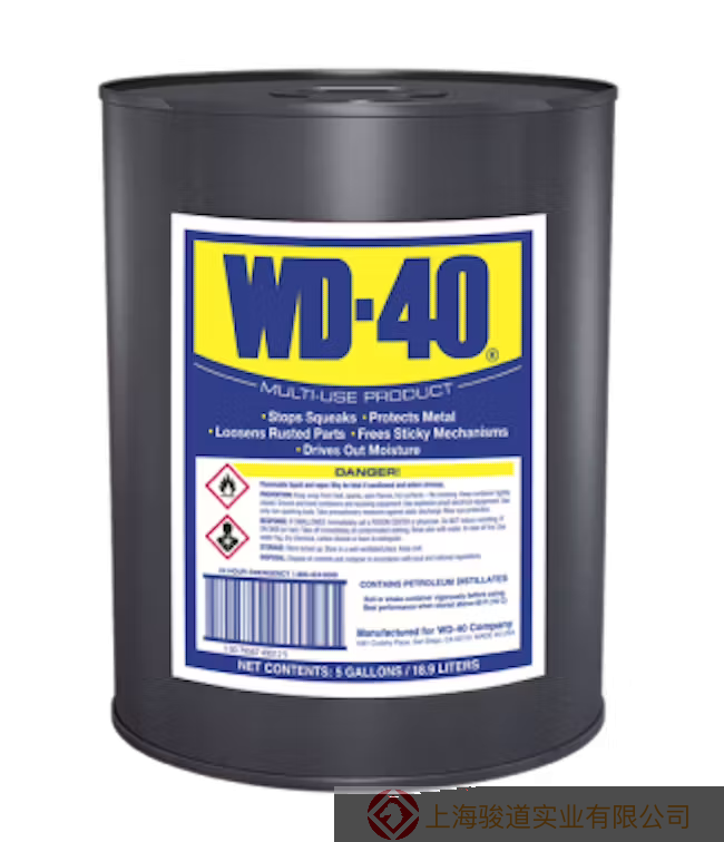 南昌 美国 WD-40® Multi-Use Product, 5 Gallon 在工厂或车间中用于维护设备减少摩擦防止生锈和腐蚀