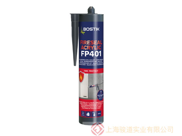 太原法国 波士胶 BostikFP401 Fireseal Acrylic Sealant 是一种单组分、防火型丙烯酸密封胶 适用于石膏和石材基材中的线性接缝的防火密封