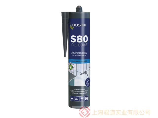 厦门法国 波士胶 Bostik S80 GLAZING NEUTRAL CURE SILICONE 一种建筑行业常用的中性固化硅酮密封剂 主要用于玻璃安装和其他需要密封的场合