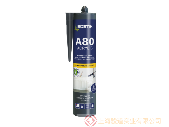 厦门法国 波士胶 Bostik A80 Decorators Acrylic Caulk 白色装饰用丙烯酸胶粘剂 适合填补裂缝和接缝